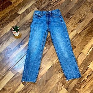 Pre-owned💥Super cute!💥Madewell tapered leg💥💥Sz 23P💥small stain💥inseam24 A3
